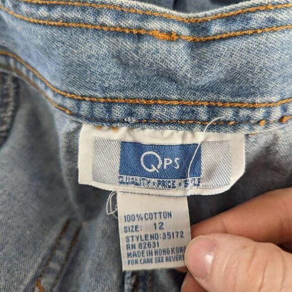 QPS Vintage Pleated Mom Jeans - Picture 7 of 10